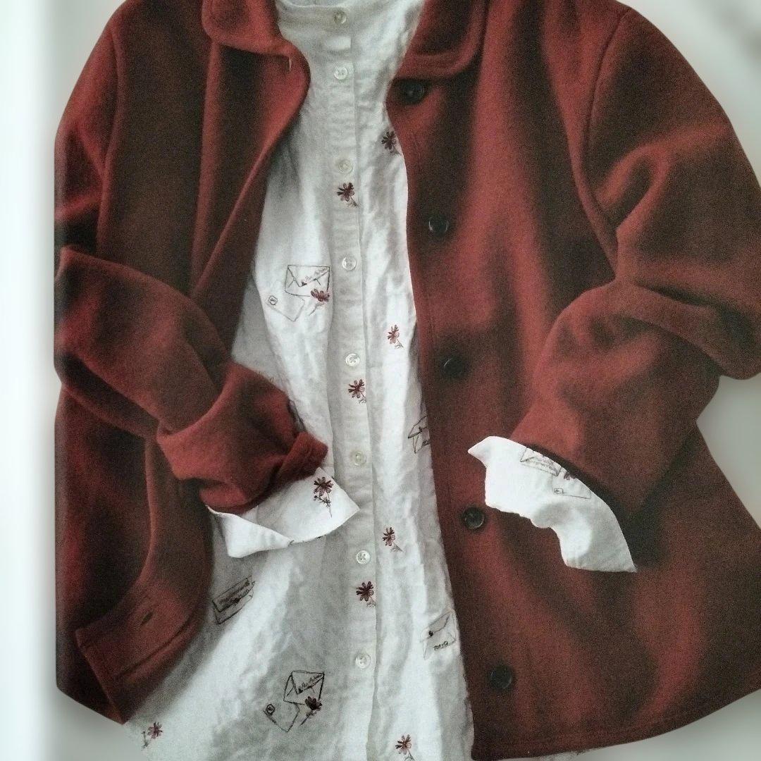 マドモアゼルノンノン 刺繍入り長袖チュニック アニバーサリー