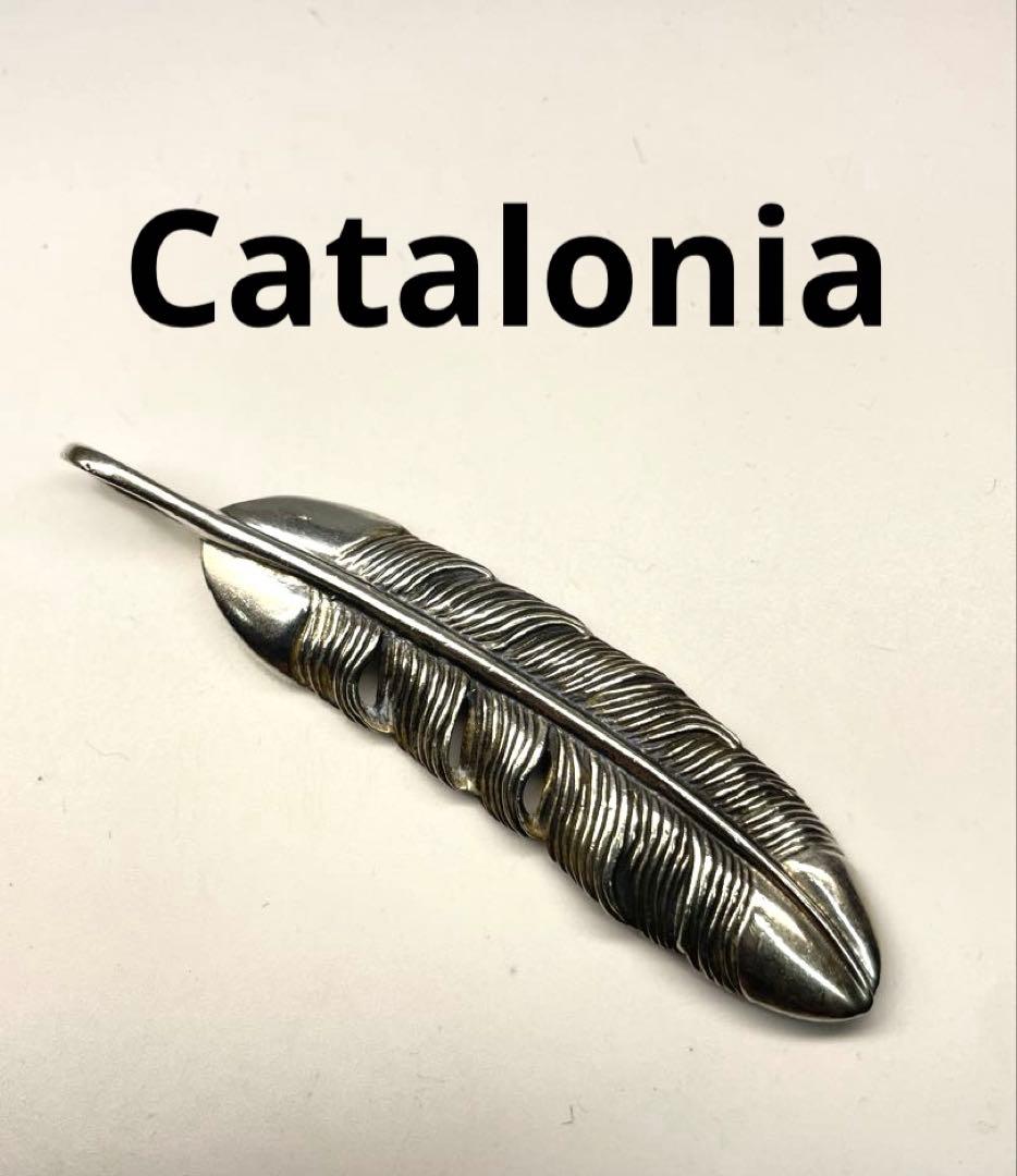 Catalonia(カタロニア) シルバーフェザーペンダントトップ