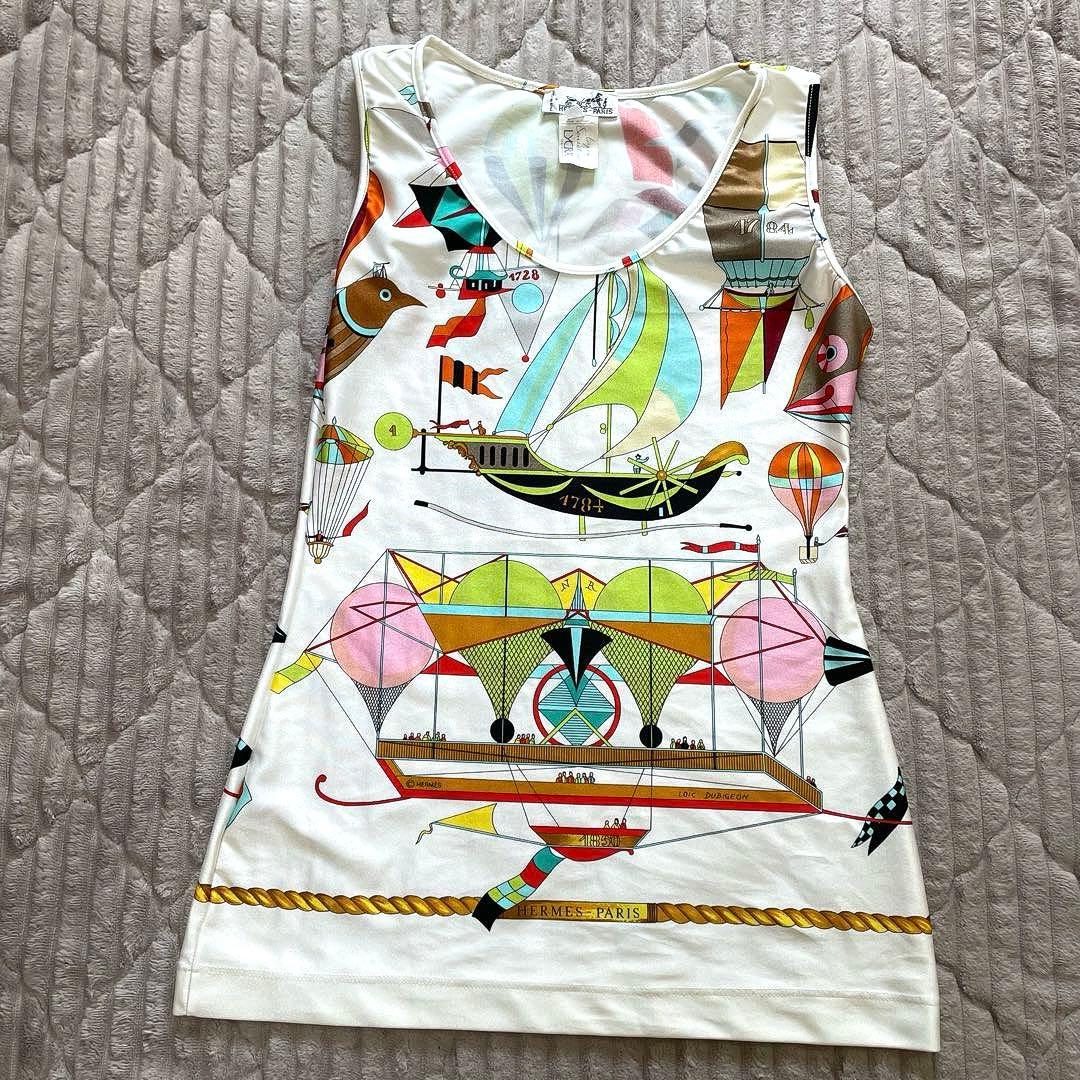 美品 HERMES エルメス 大空の狂気 ノースリーブ 40 カットソー 2026年最新】大空の狂気の人気アイテム - メルカリ