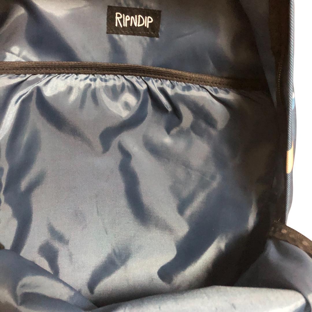 美品】リップンディップ リュックショルダーバッグ ナイロン キノコ柄