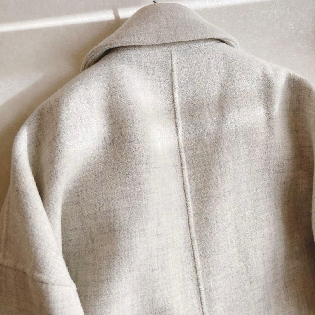 エンフォルド ダブルフェイス WO 立体ポケット オーバーサイズロング