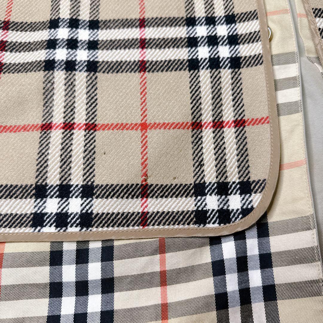 バーバリー ステンカラーコート ジップライナー ノバチェック 180 XL