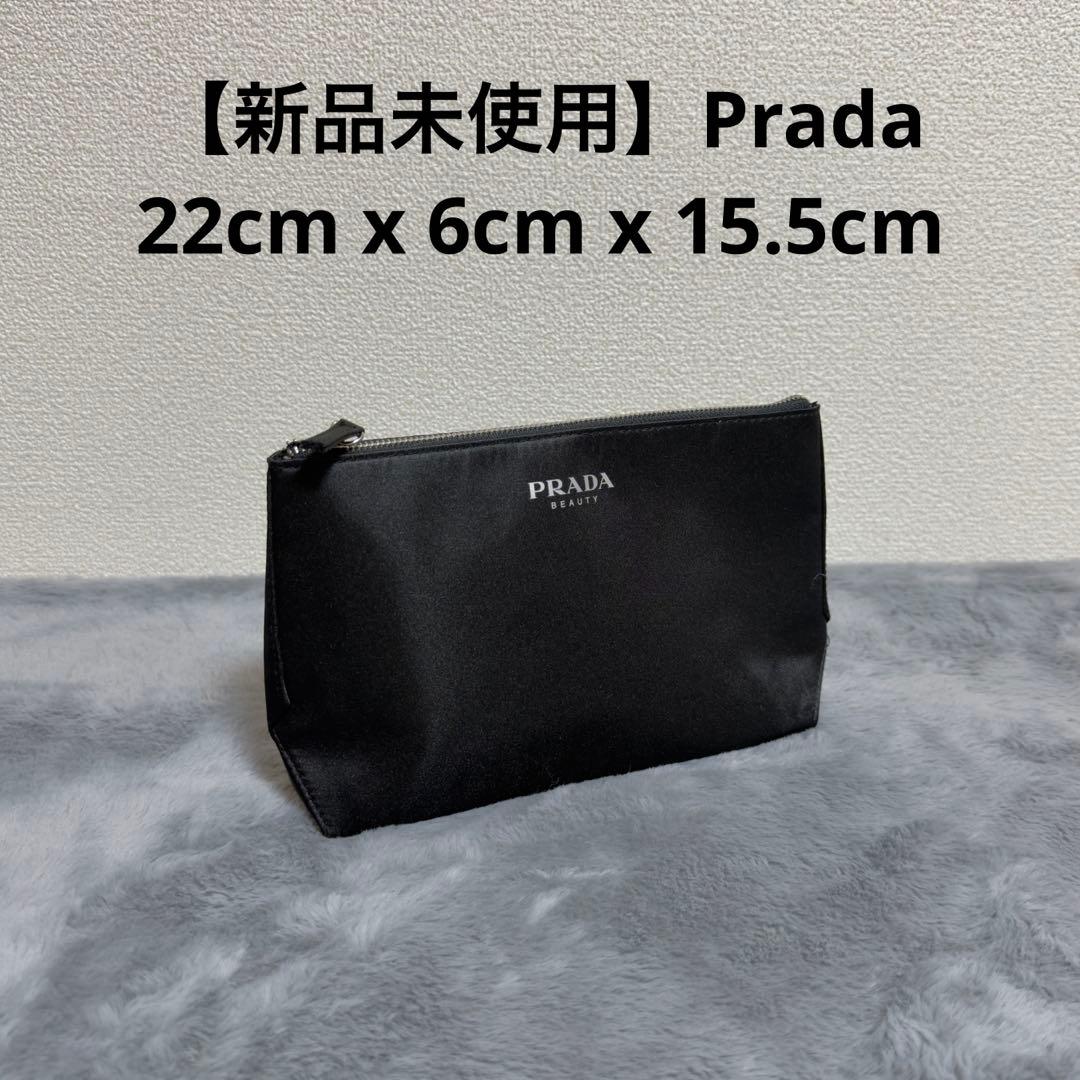 新品未使用】プラダPRADA ノベルティポーチ ブラック - メルカリ