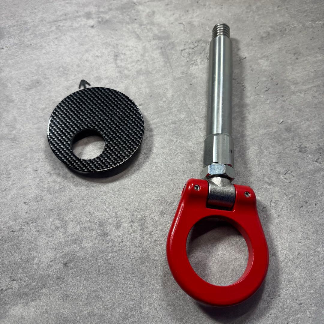 CUSCO GRカローラ 牽引フック 可倒式 リア トヨタ純正カバー加工済み CUSCO GRカローラ 牽引フック 可倒式 リア トヨタ純正カバー加工済み