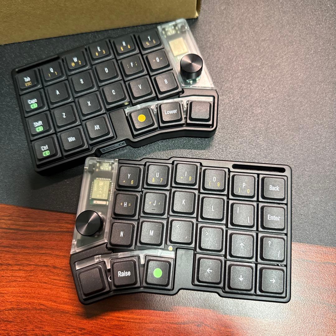 井*壽様 無線分割キーボード Cornix LP ブラック - メルカリ
