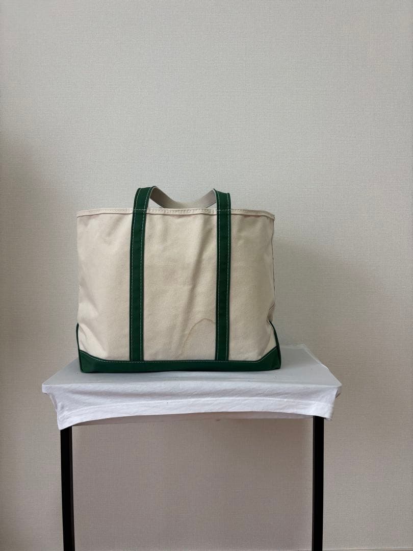 6241 L.L.Bean トートバッグ ラージ 緑 チャック付