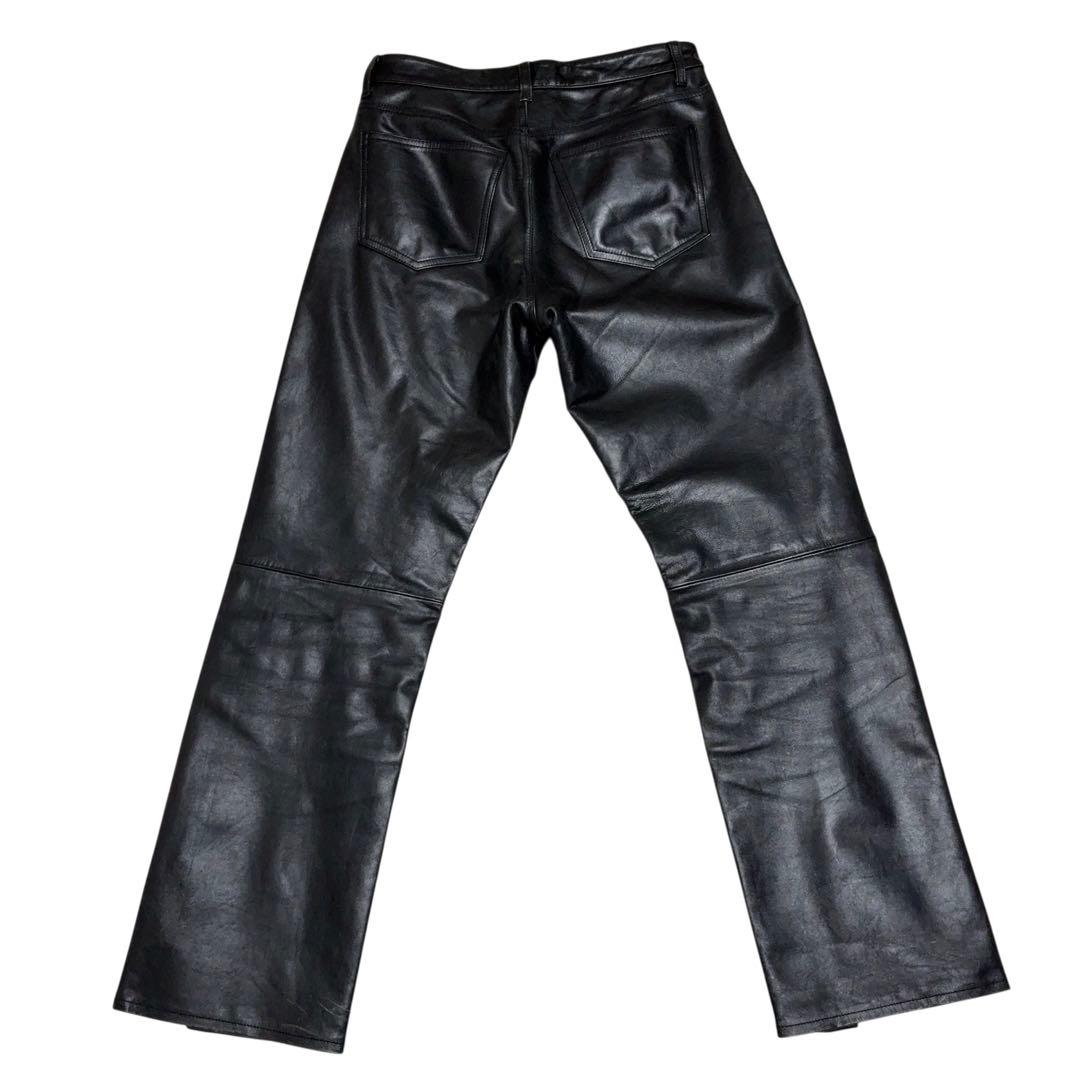 OLD GAP boot fit レザーパンツ ブラック 山田蓮 W31 L30 - メルカリ