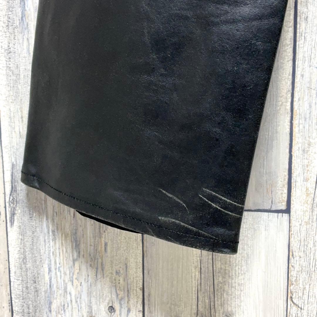 OLD GAP boot fit レザーパンツ ブラック 山田蓮 W31 L30 - メルカリ