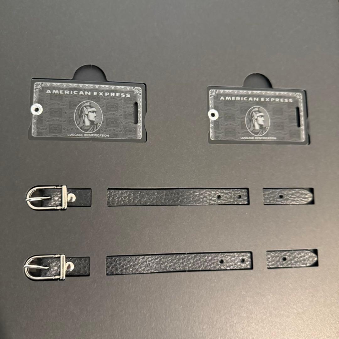 未使用品 AMEX センチュリオン ブラックカード会員専用 ネームタグ 非売品 未使用品 AMEX センチュリオン ブラックカード会員専用 ネームタグ