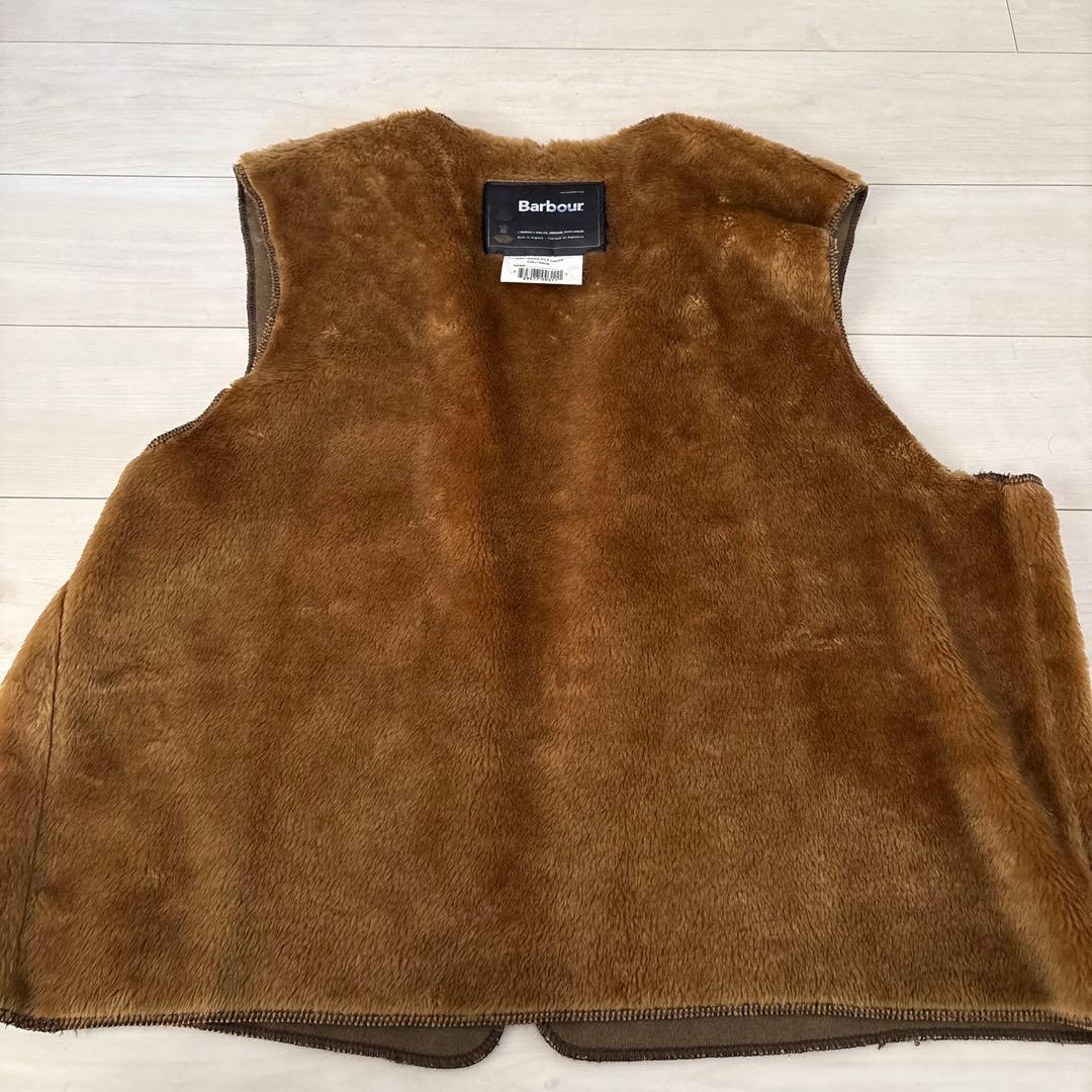 Barbour ブラウン フリースベスト Barbour］WARM PILE ZIP-IN LINERベスト ブラウン／バブアー ｜オン