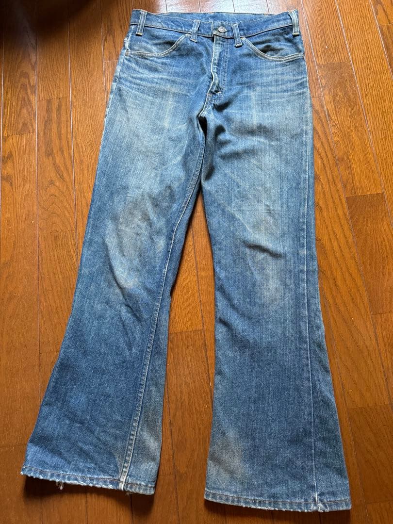 希少【70s】Levi's 646 USA製 66前期 ベルボトム W30