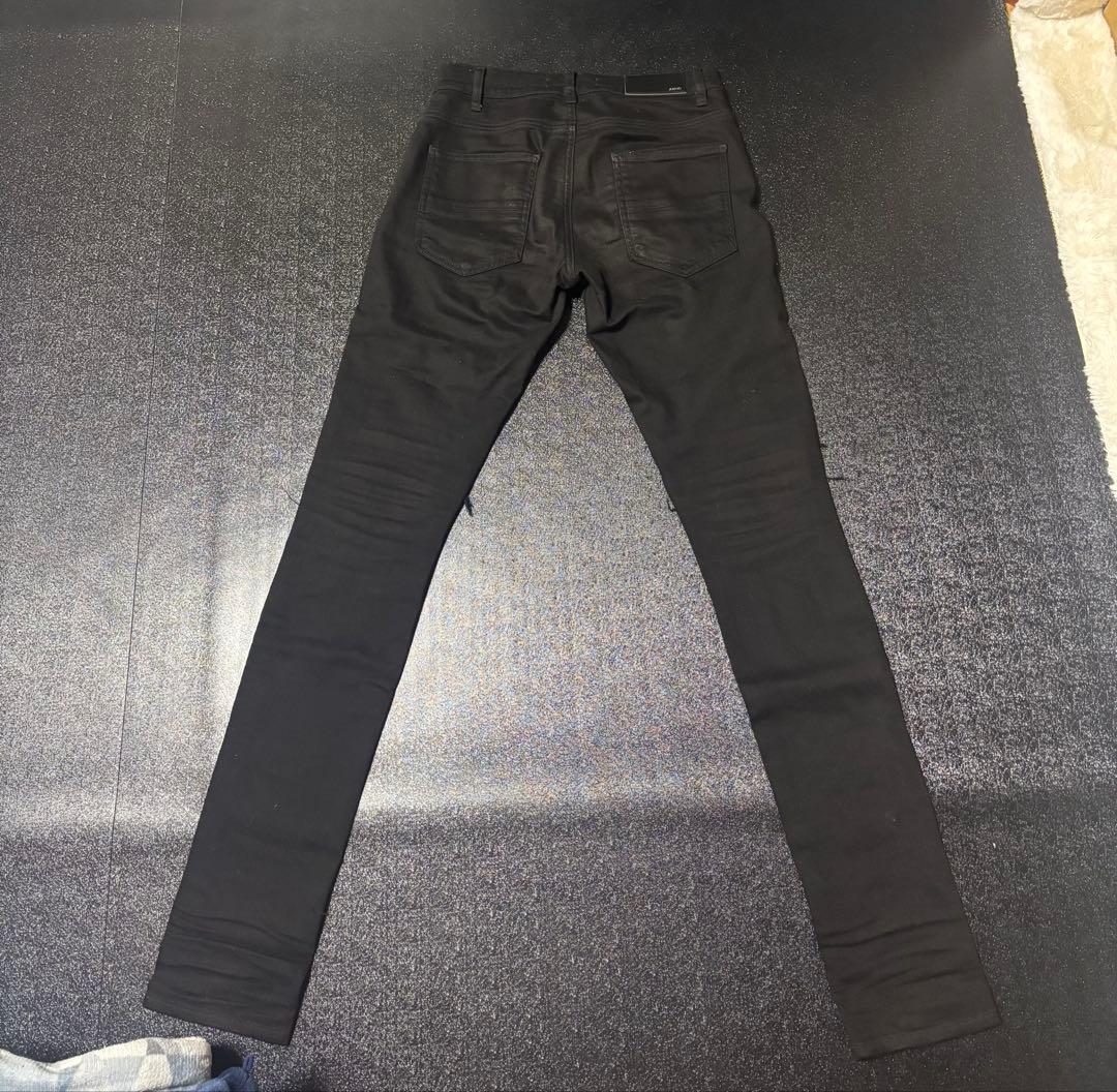 AMIRI アミリ MX1 デニム ブラック 30 レザーパッチ本日まで‼️ - メルカリ