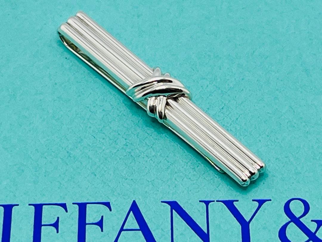 c723 美品 ティファニー 1992 シグネチャー ネクタイピン 925 - メルカリ