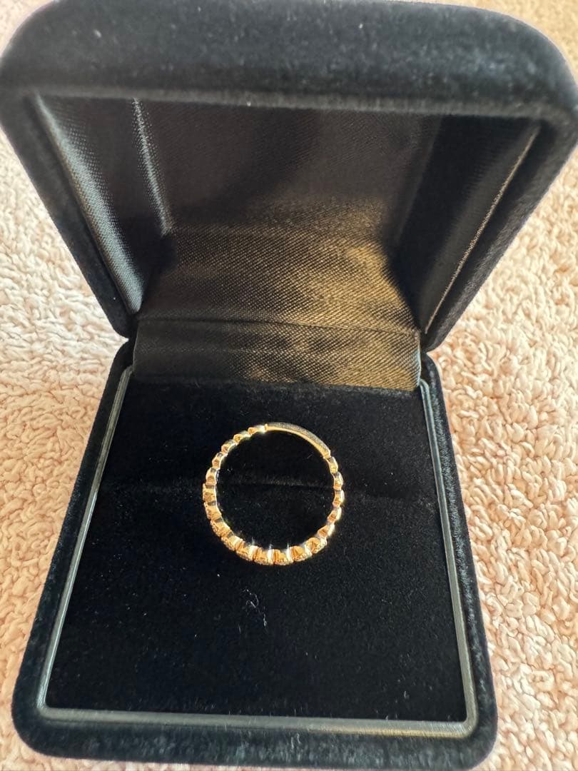 agete K10 フリルリング 5号 アガット フリルリング 5号 アガット