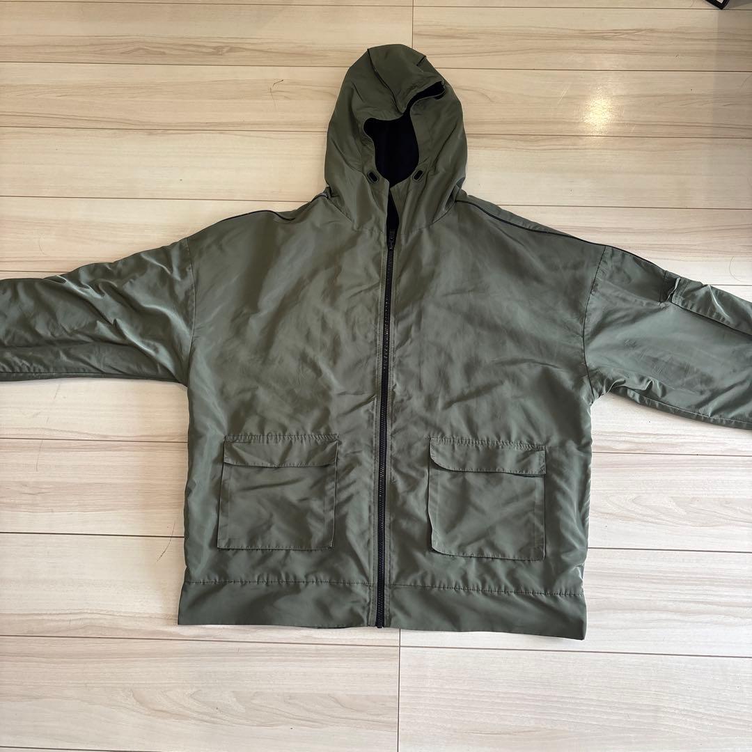 aloリバーシブルナイロンミドルジャケット