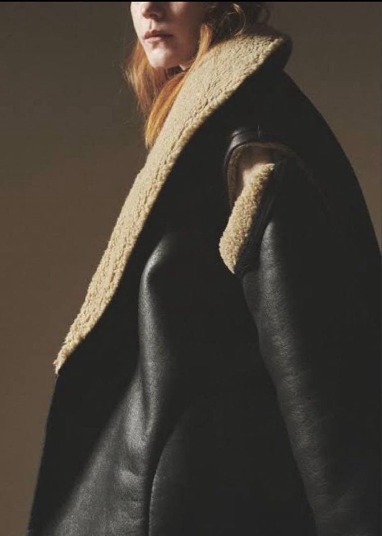 muller of yoshiokubo フェイクレザーボア コート2WAY - メルカリ