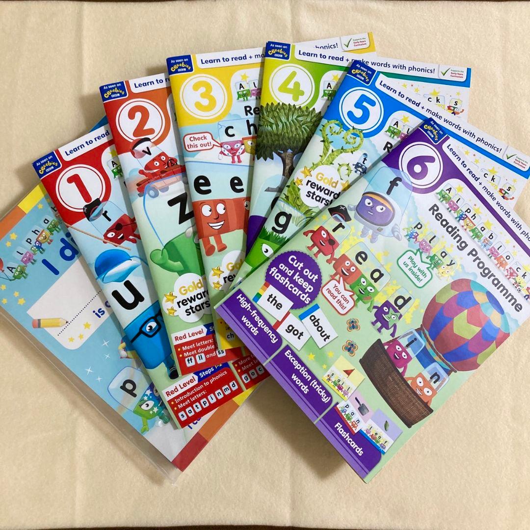 日本未発売　アルファブロックス　リーディングプログラム　Alphablocks Alphablocks Read Together: Interactive 10 Picture Books Collection