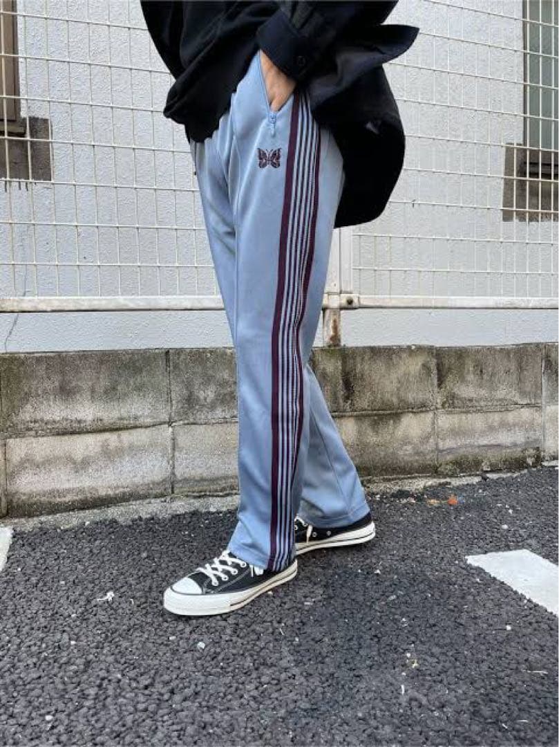 needles トラックパンツ サックスブルー M - メルカリ