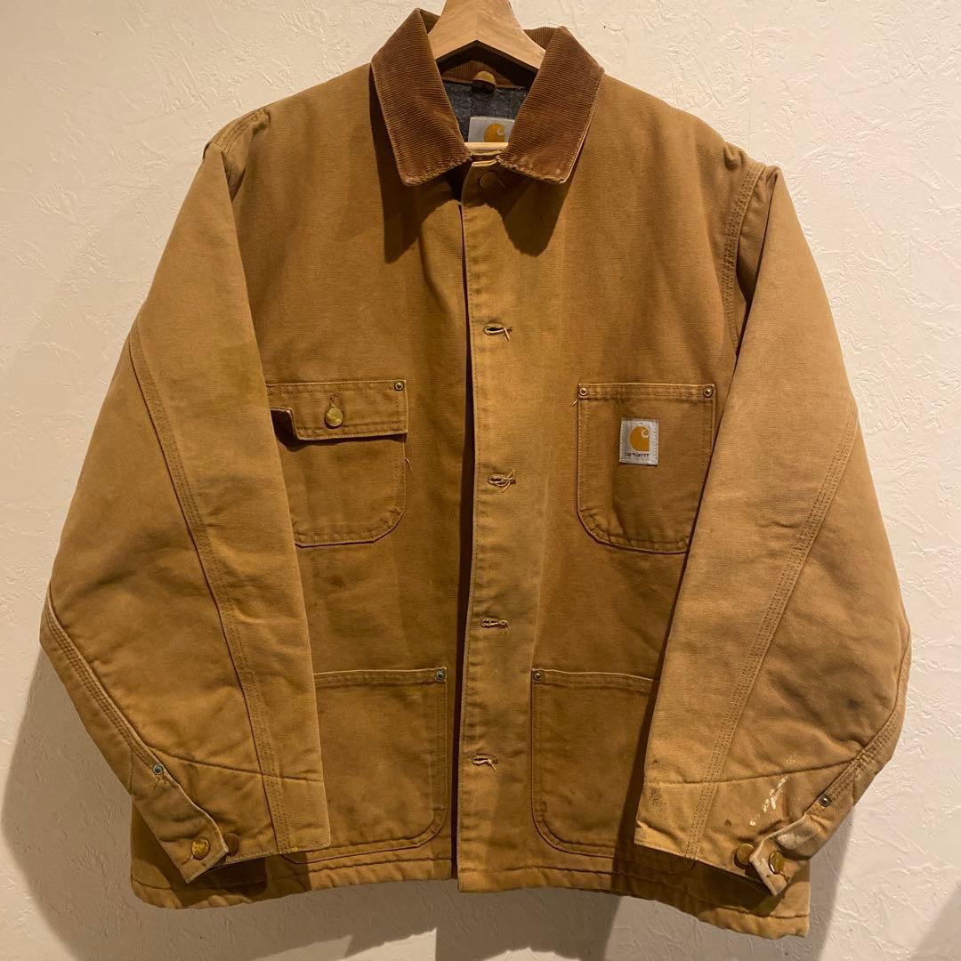 90s carhartt カーハート ミシガンチョアコート 星タグUSA製 - メルカリ
