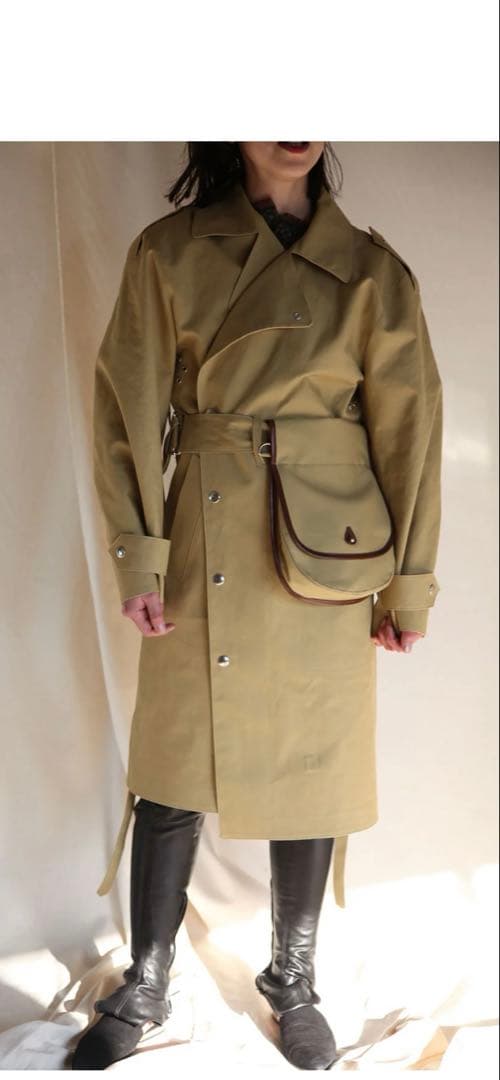 FUMIKA UCHIDA フミカウチダ ボンディングトレンチコート*36 - メルカリ