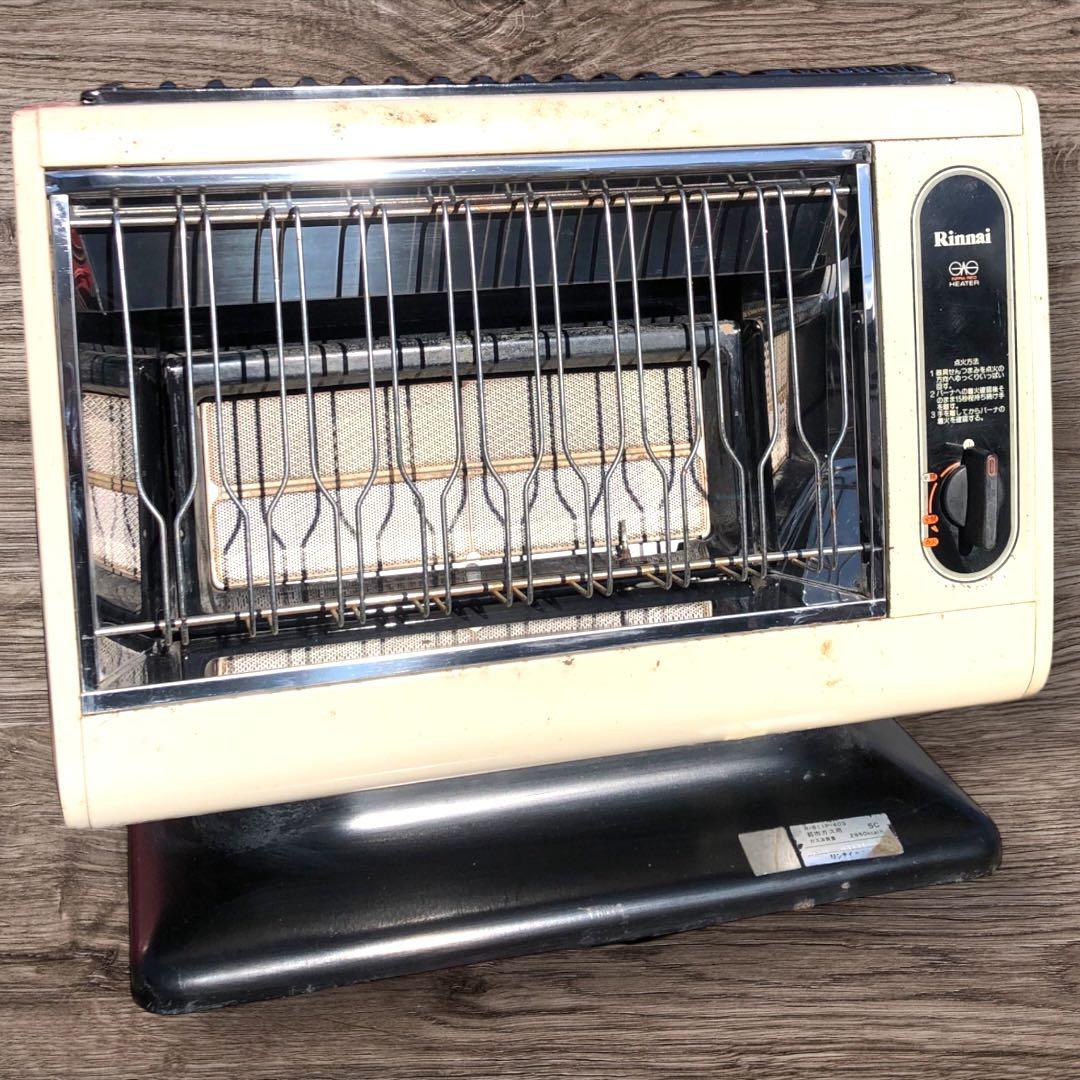 昭和レトロ 80年代 Rinnai INFRA RED ストーブ 都市ガス - メルカリ