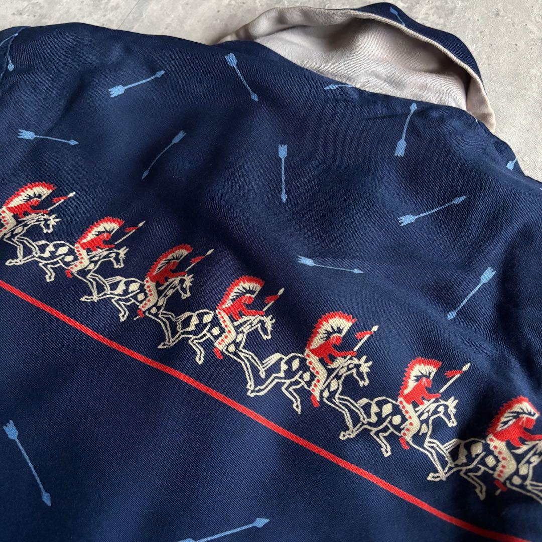 50s vintage】リバーシブル ギャバジャン インディアン serval - メルカリ