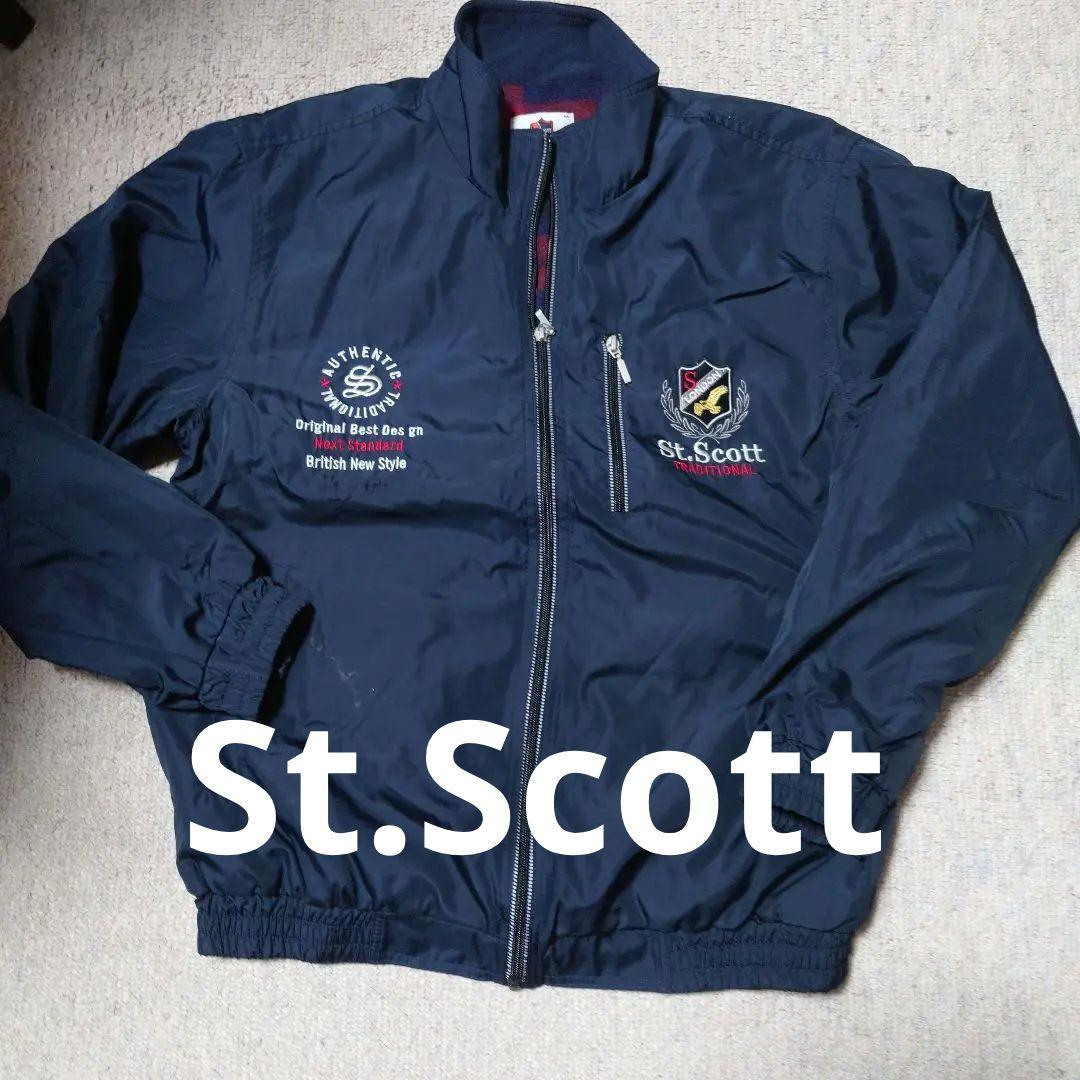 St.Scott ネイビー ジャンパー M - メルカリ