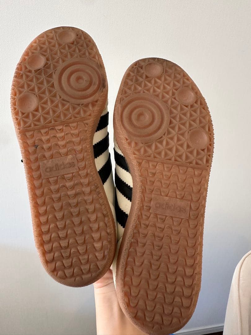 【ADIDAS】SAMBA OG 23.5cm クリームホワイト