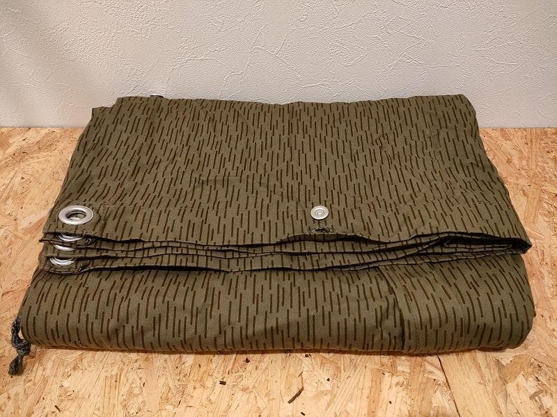 美品　東ドイツ軍　軍幕ポンチョテント 2枚 ソロキャン】不便さを楽しもう、軍幕入荷！[2020.01.24発行