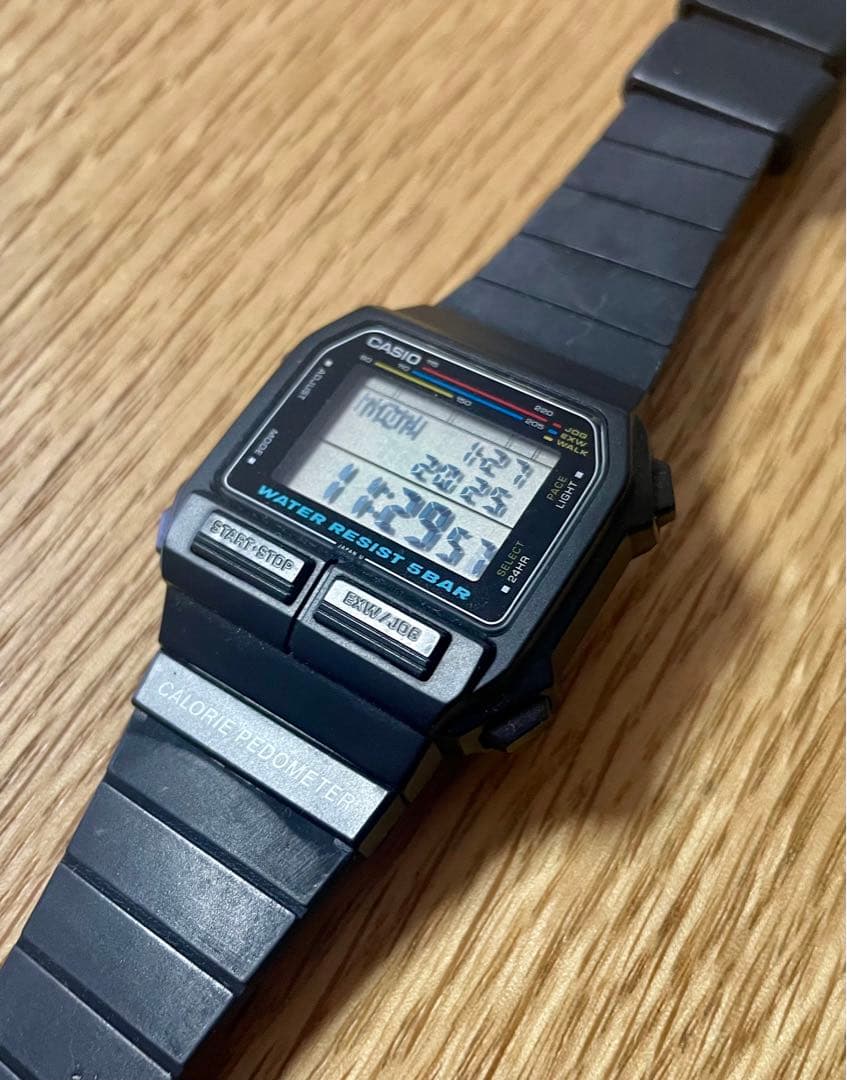 CASIO EXW-50 CALORIE PEDOMETER 1980's - メルカリ