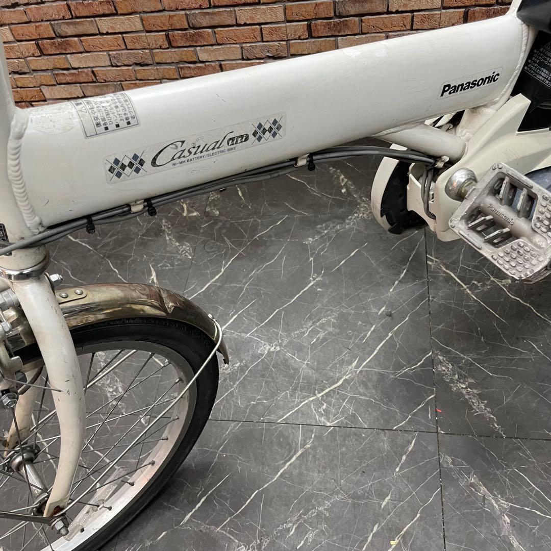 分解配送【94】電動自転車 Panasonic Casual vivi ホワイト - メルカリ