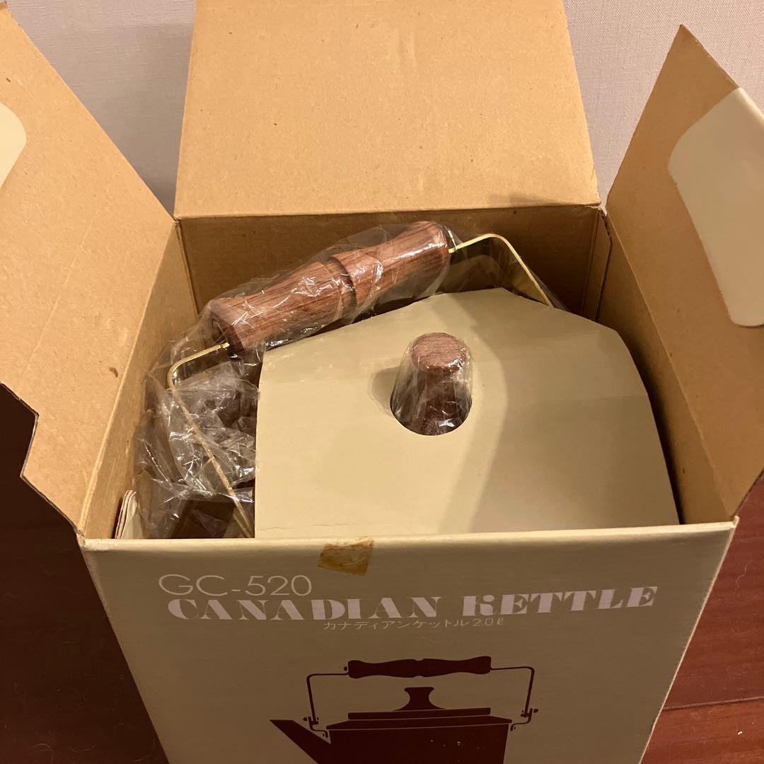 【新品　未使用】銅製ケトル 2.0L カナディアンケトル 元箱・説明書付