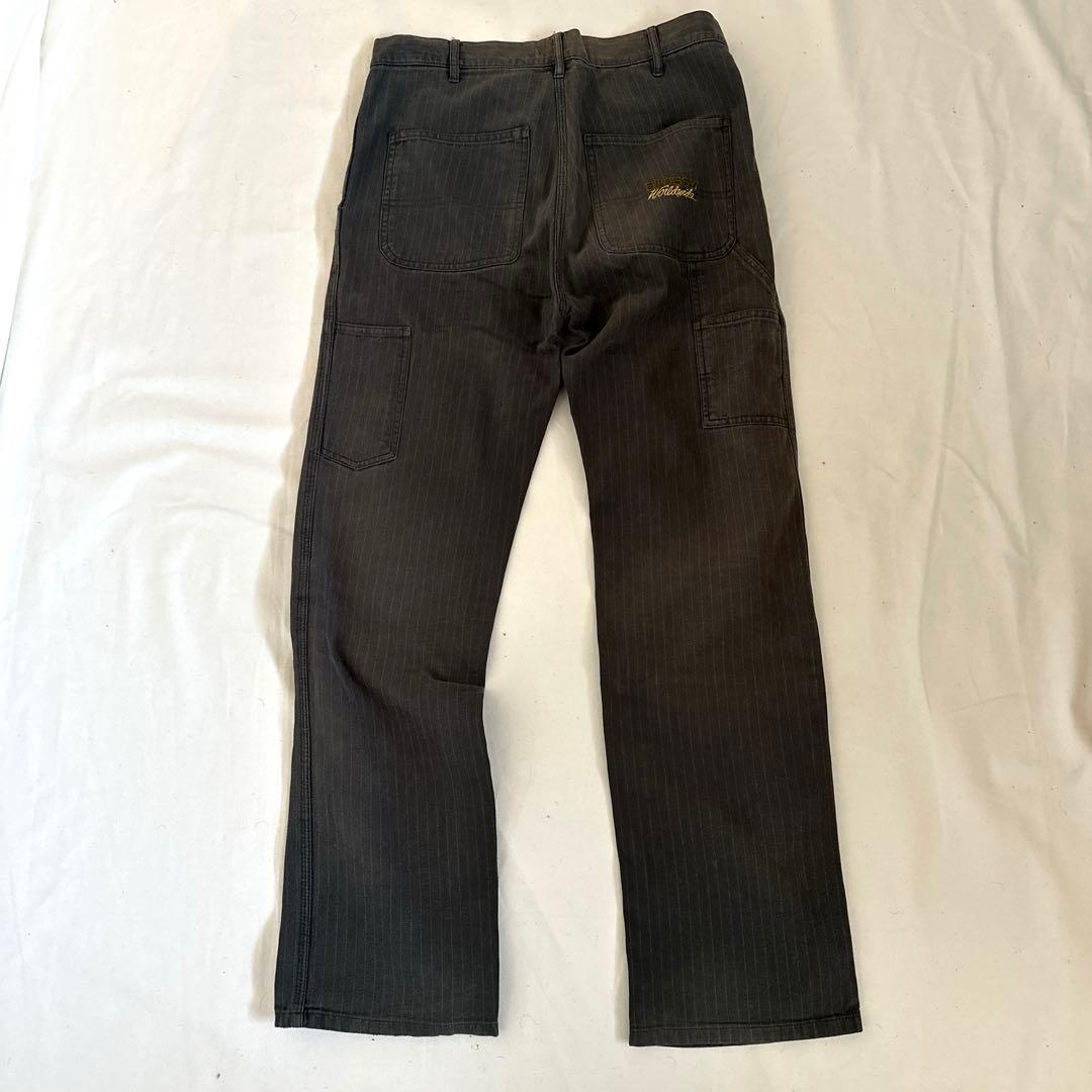 90's-00's OLD STUSSY ストライプペインターワークパンツ - メルカリ