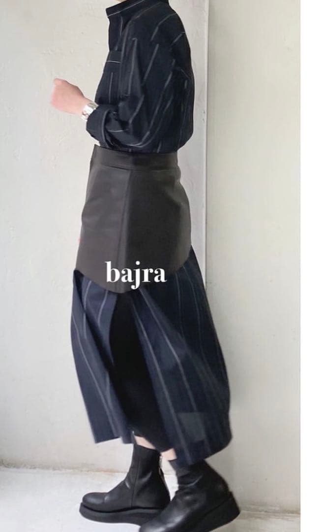 SEEALL[シーオール] leather cover SEEALL[シーオール] 23AW Reconstructed Boots Cut Buggy Pants-Leather