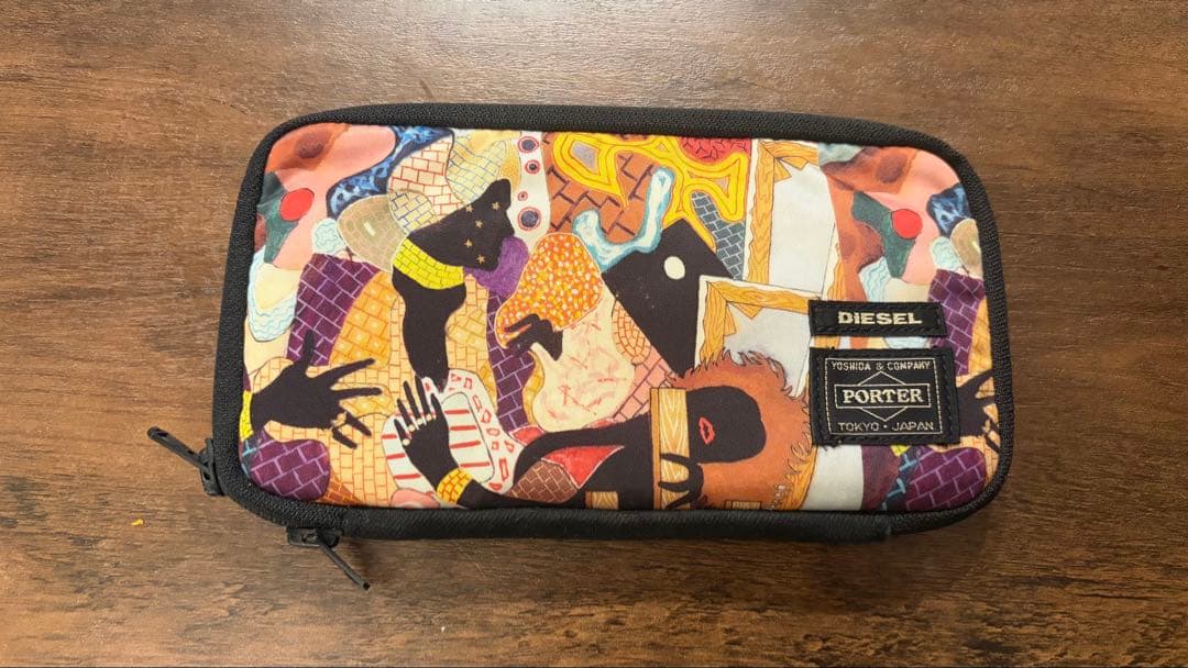 PORTER DIESEL コラボ 長財布 総柄 ラウンド ポーター ディーゼル