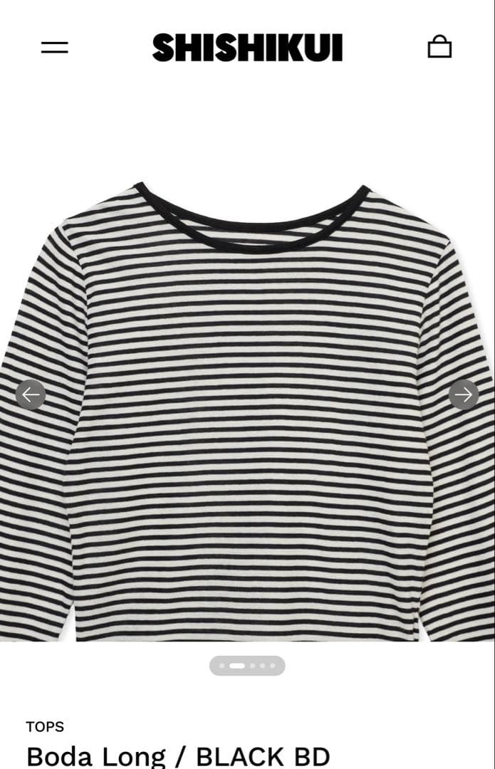 トップス SHISHIKUI Boda Long / BLACK BD