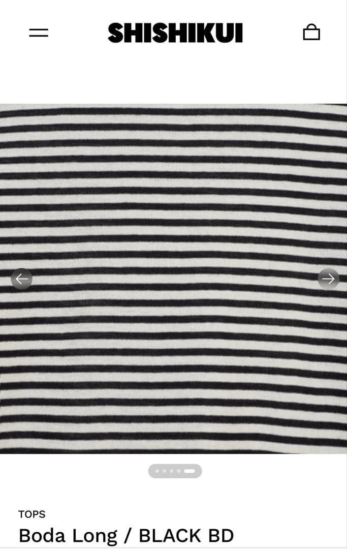 トップス SHISHIKUI Boda Long / BLACK BD