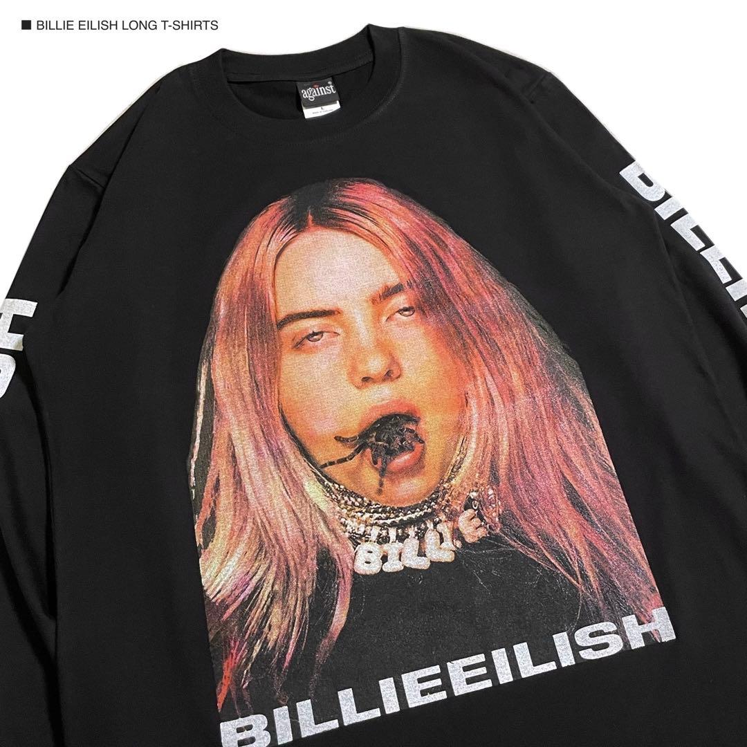 ビリーアイリッシュ Lサイズ 長袖 ロングTシャツ ロンT ロック バンドT