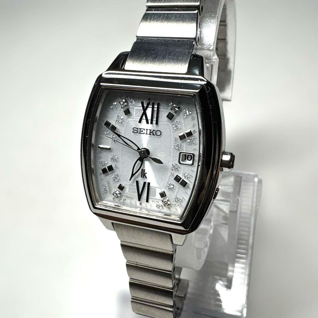 稼働美品 限定 セイコーLk ことりっぷ 腕時計 1B22-0BE0 シルバー