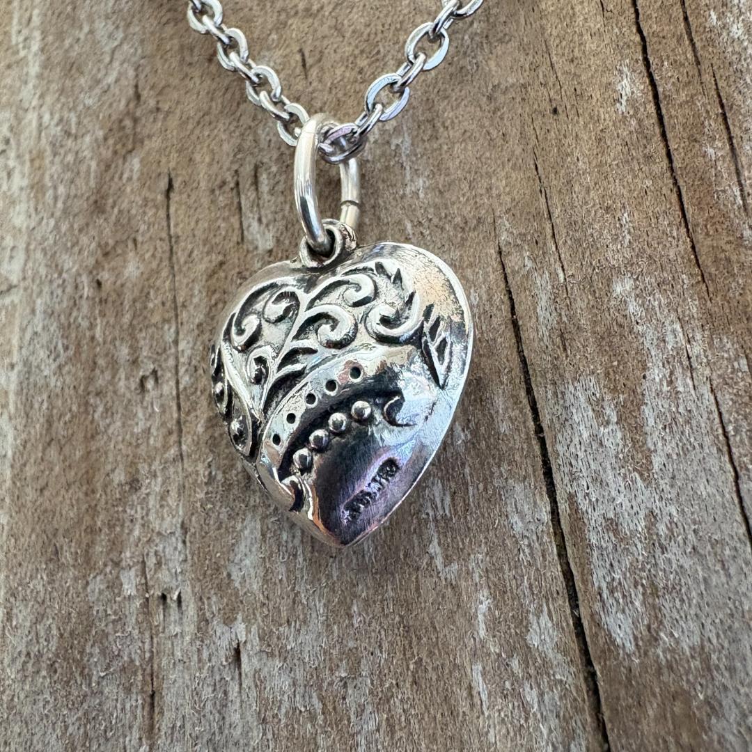 スウィートハートジュエリー WW2 シルバー 両面 勿忘草 渦巻 （SWIRL