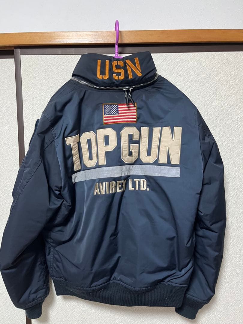 AVIREX TOP GUN TOM CAT フライトジャケット サーモライト