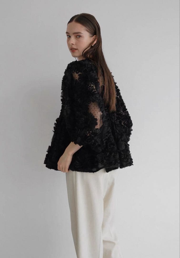 acka flower peplum blouse - メルカリ