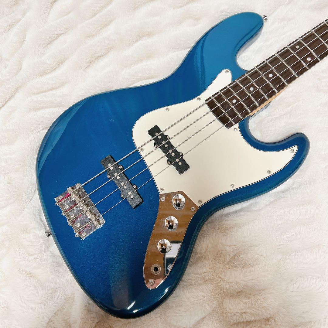 Photogenic フォトジェニック ジャズベース マッチングヘッド ブルー