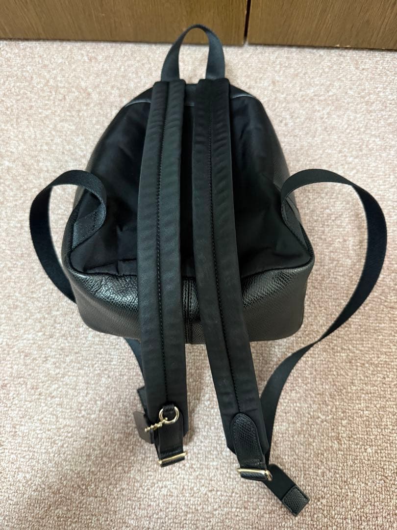 美品 COACH コーチ リュック ミニリュック ミニバッグ ヒョウ柄 - メルカリ