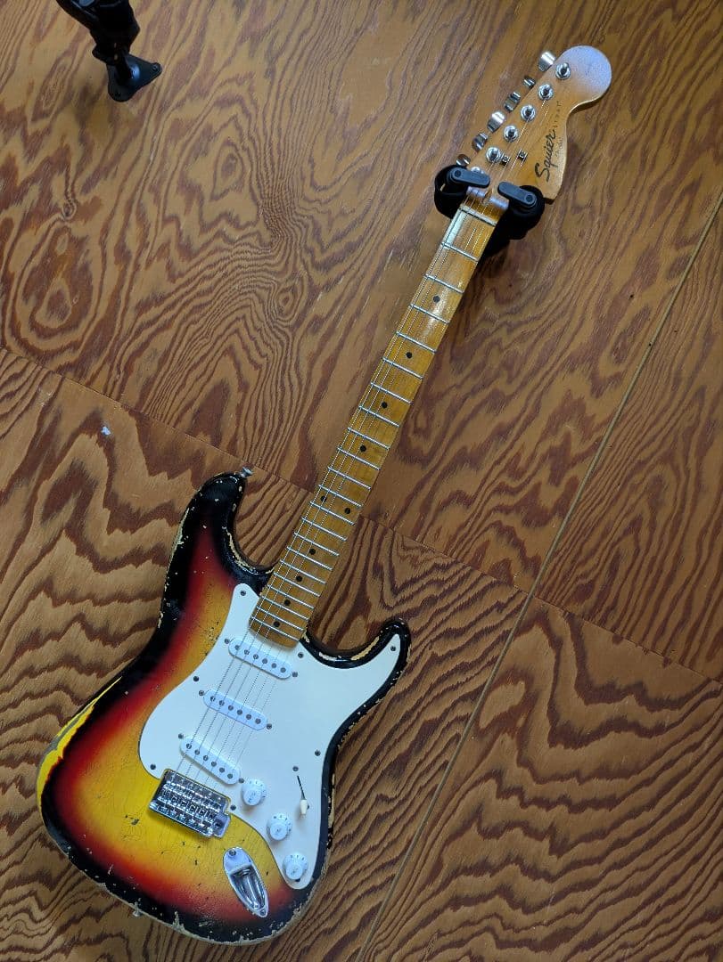 スクワイヤーストラト　レリック仕様 Squier by Fender SONIC STRATOCASTER エレキギター初心者14点セット