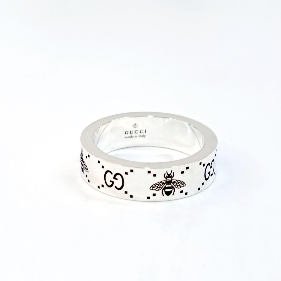 GUCCI GGビー リング ハチ ロゴ SV925 シルバー - メルカリ
