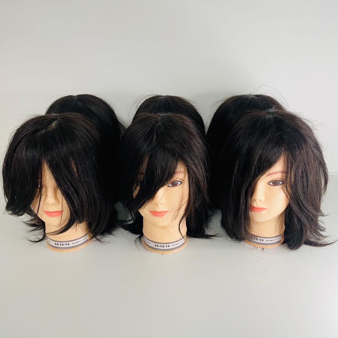 国家試験用カットウィッグ6体セット