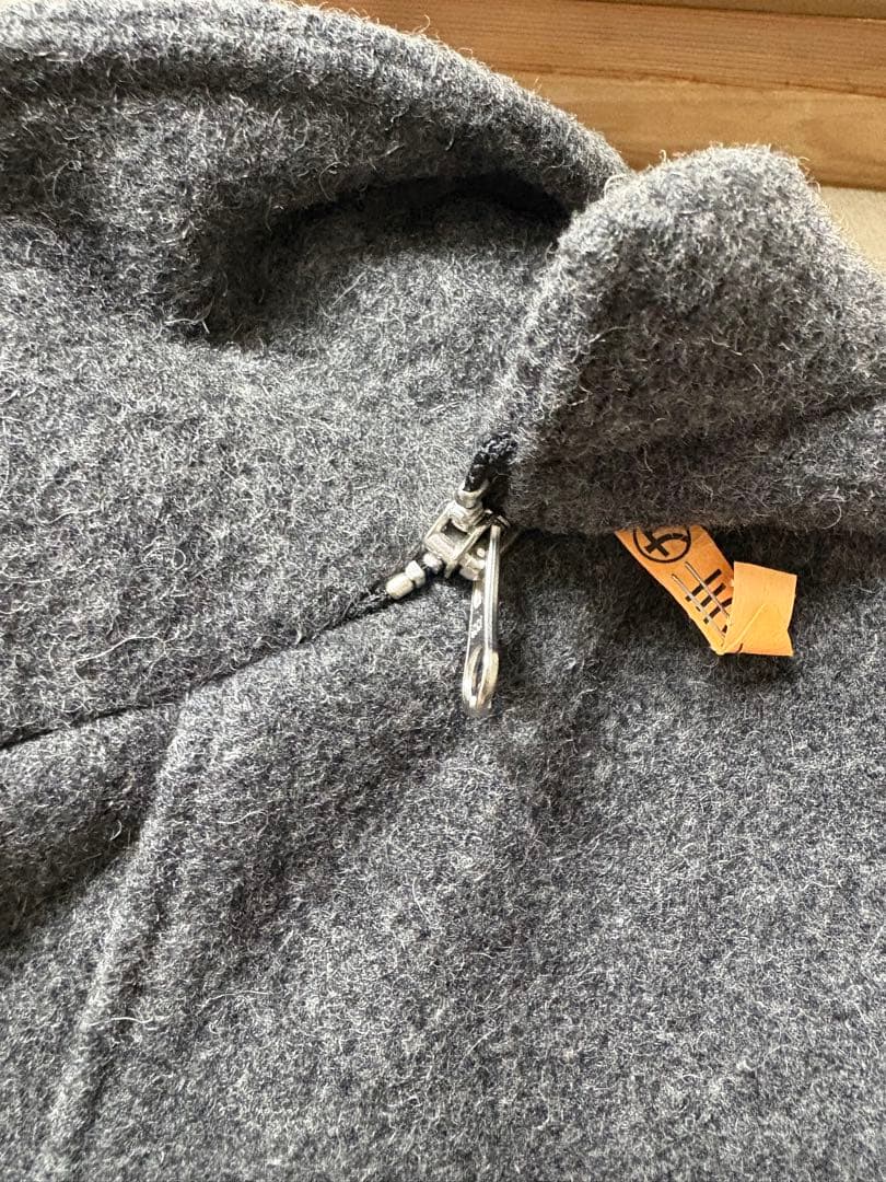 Stussy グレー フード付きジャケット M