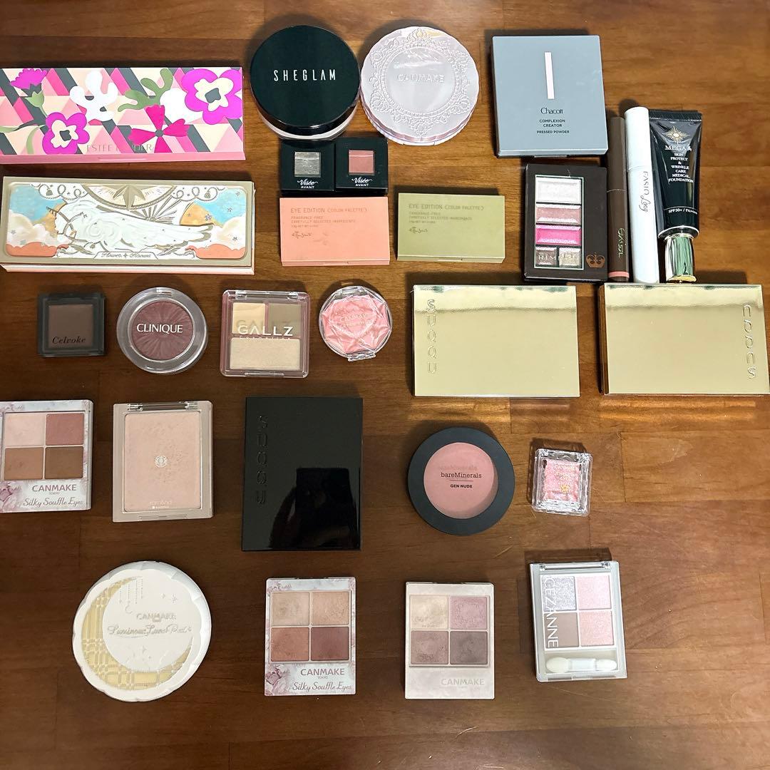 デパコス プチプラ コスメ まとめ売り 大量 アイシャドウ チーク など