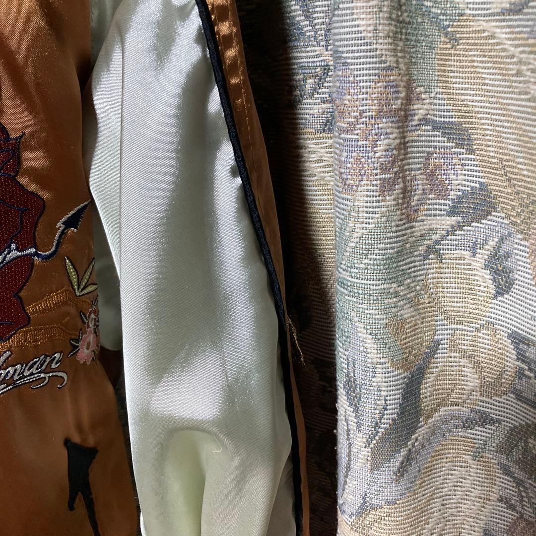 TEDCOMPANY・スカジャン・リバーシブル・別珍・40inc・ネイビー - メルカリ